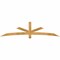 Ekena Millwork Alberta Rough Sawn Timber Gable Bracket, Western Red Cedar, 96"W x 24"H x 4"D x 4"F, 6/12 Pitch GBW096X24X0404ALB00RWR - alternate 1